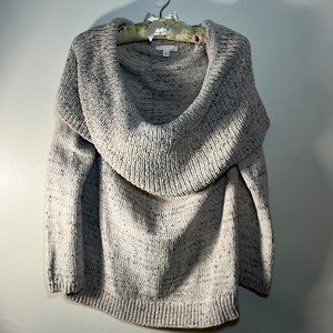 LC Lauren Conrad Cowl Off the Shoulder Sweater